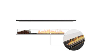 EcoSmart Flex Fireplace 86IL.BX1 Island Black