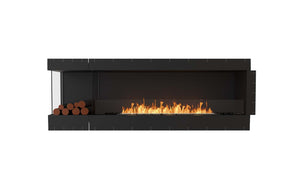 EcoSmart Flex Fireplace 86LC.BXL Left Corner Black