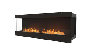 EcoSmart Flex Fireplace 86LC Left Corner Black