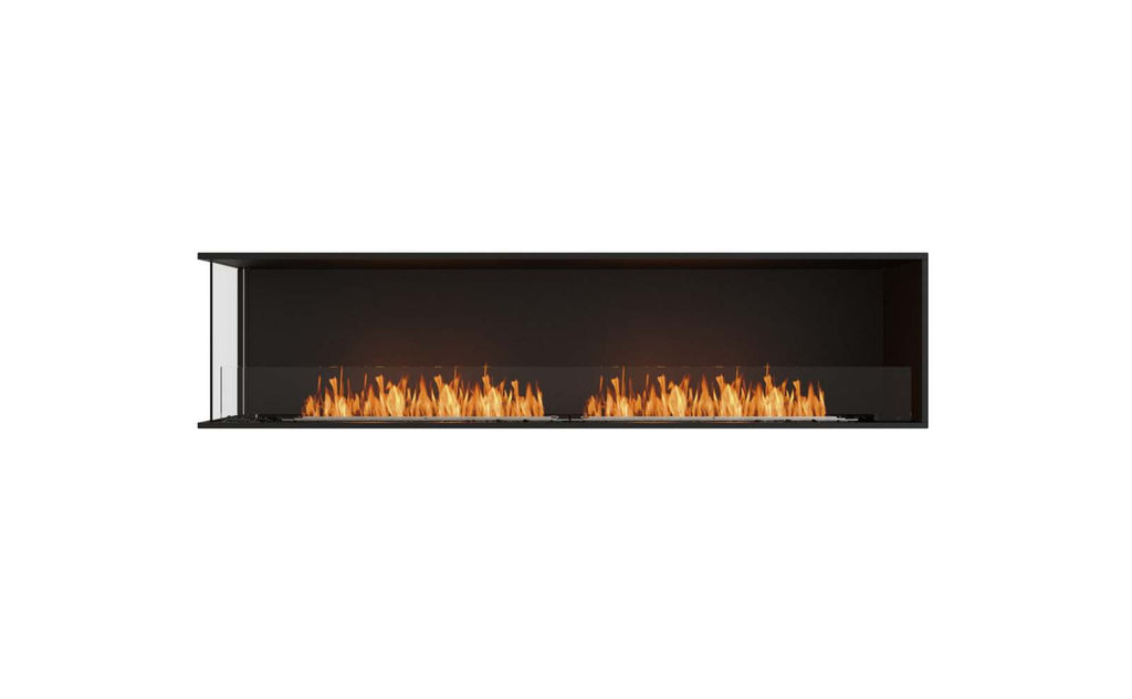 EcoSmart Flex Fireplace 86LC Left Corner Black