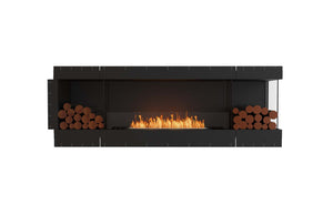 EcoSmart Flex Fireplace 86RC.BX2 Right Corner Black