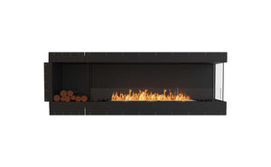 EcoSmart Flex Fireplace 86RC.BXL Right Corner Black