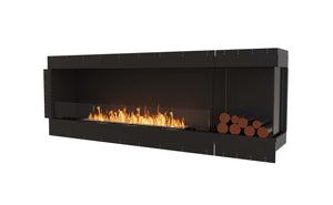 EcoSmart Flex Fireplace 86RC.BXR Right Corner Black