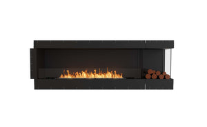 EcoSmart Flex Fireplace 86RC.BXR Right Corner Black