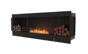 EcoSmart Flex Fireplace 86SS.BX2 Single Sided Black