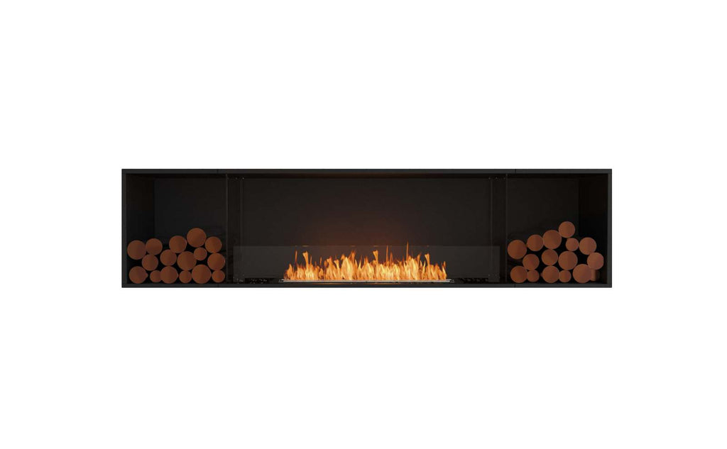 EcoSmart Flex Fireplace 86SS.BX2 Single Sided Black