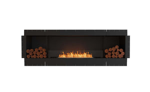 EcoSmart Flex Fireplace 86SS.BX2 Single Sided Black