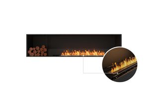 EcoSmart Flex Fireplace 86SS.BXL Single Sided Black