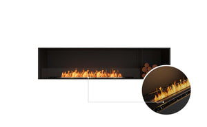 EcoSmart Flex Fireplace 86SS.BXR Single Sided Black