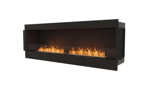 EcoSmart Flex Fireplace 86SS Single Sided Black