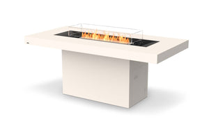 EcoSmart Fire Gin 90 (Bar) Fire Pit Table Bone