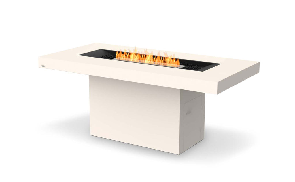 EcoSmart Fire Gin 90 (Bar) Fire Pit Table Bone