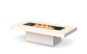 EcoSmart Fire Gin 90 (Chat) Fire Pit Table Bone