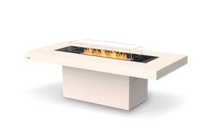 EcoSmart Fire Gin 90 (Dining) Fire Pit Table Bone