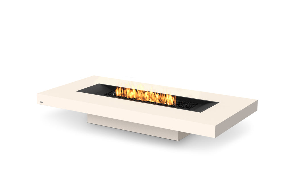 EcoSmart Fire Gin 90 (Low) Gas Fire Pit Table Bone