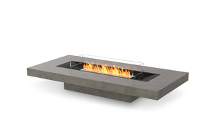 EcoSmart Fire Gin 90 (Low) Fire Pit Table Natural