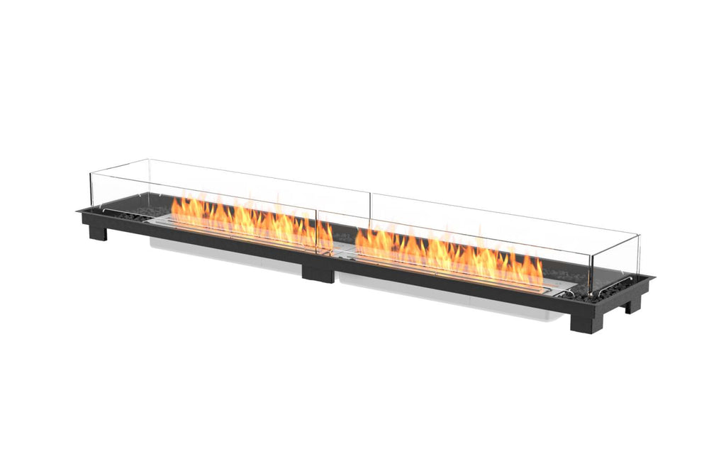 EcoSmart Fire Linear 90 Fire Pit Kit Black