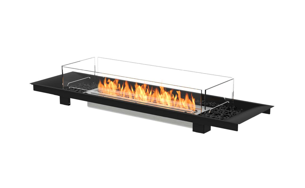 EcoSmart Fire Linear 65 Fire Pit Kit Black