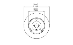 EcoSmart Fire Pod 40 Fire Pit Bowl Natural