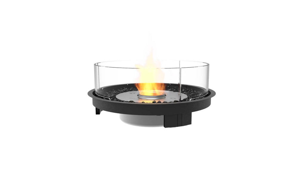 EcoSmart Fire Round 20 Fire Pit Kit Black