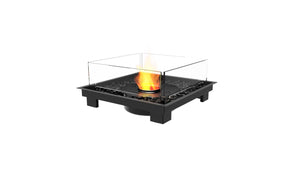 EcoSmart Fire Square 22 Fire Pit Kit Black