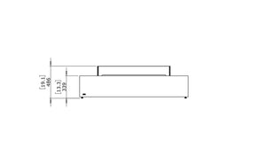 EcoSmart Fire Wharf 65 Fire Pit Table Bone