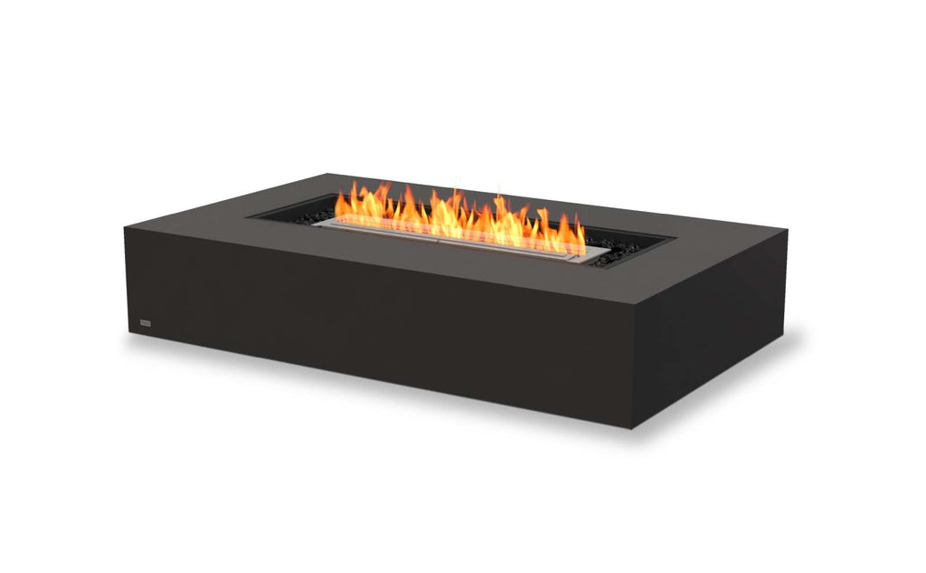 EcoSmart Fire Wharf 65 Fire Pit Table Graphite