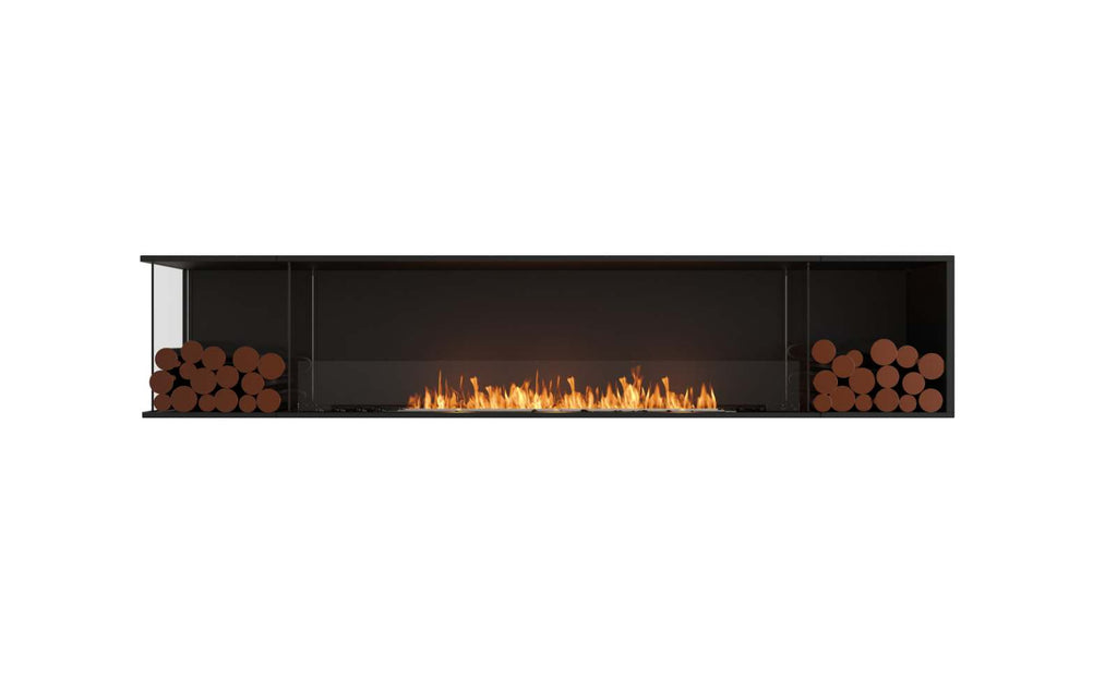 EcoSmart Flex Fireplace 104LC.BX2 Left Corner Black