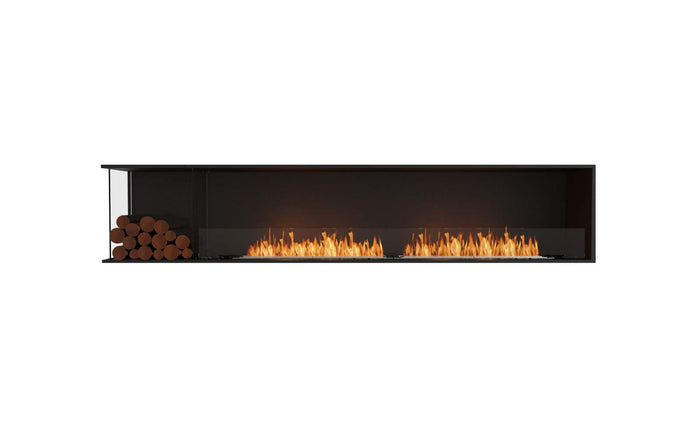 EcoSmart Flex Fireplace 104LC.BXL Left Corner Black