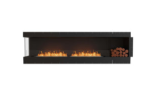 EcoSmart Flex Fireplace 104LC.BXR Left Corner Black