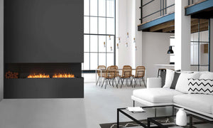 EcoSmart Flex Fireplace 104RC.BXL Right Corner Black