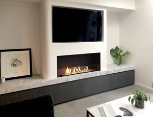 EcoSmart Flex Fireplace 50SS Single Sided Black