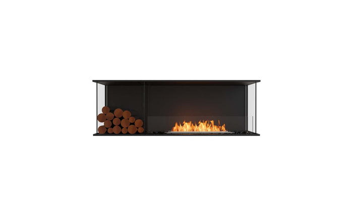 EcoSmart Flex Fireplace 60BY.BXL Bay Black