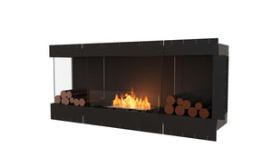 EcoSmart Flex Fireplace 68LC.BX2 Left Corner Black