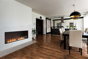 EcoSmart Flex Fireplace 86SS Single Sided Black