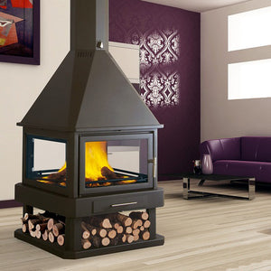 Bronpi - Huelva - 16kW Four-Sided Freestanding Wood Stove