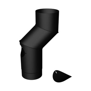 5" Stove Pipe - Offsets - Matt Black