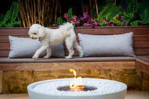 EcoSmart Fire Mix 850 Fire Pit Bowl Bone