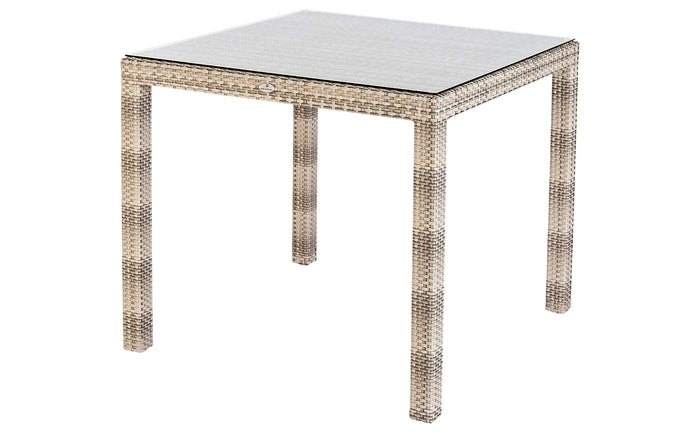 Alexander Rose - Ocean Pearl Fiji Square 4 Seat Dining Table 0.8m