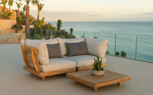 Alexander Rose - Sorrento Teak Square Coffee Table