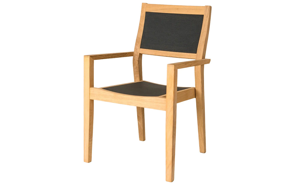 Alexander Rose - Roble Tivoli Stacking Sling Dining Armchair