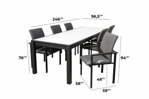 Bolt Outdoor Dining Set with Table
