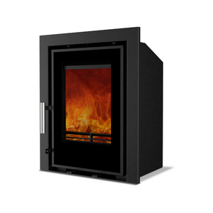 Woodford - Lovell C400 - 5kW Multi-Fuel Inset Stove angle view cutout