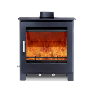 Woodford - Lowry 5X Wide - 5kW Multi-Fuel Stove cutout