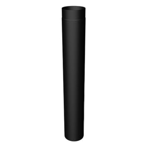 4" Stove Pipe - Straight Lengths - Matt Black